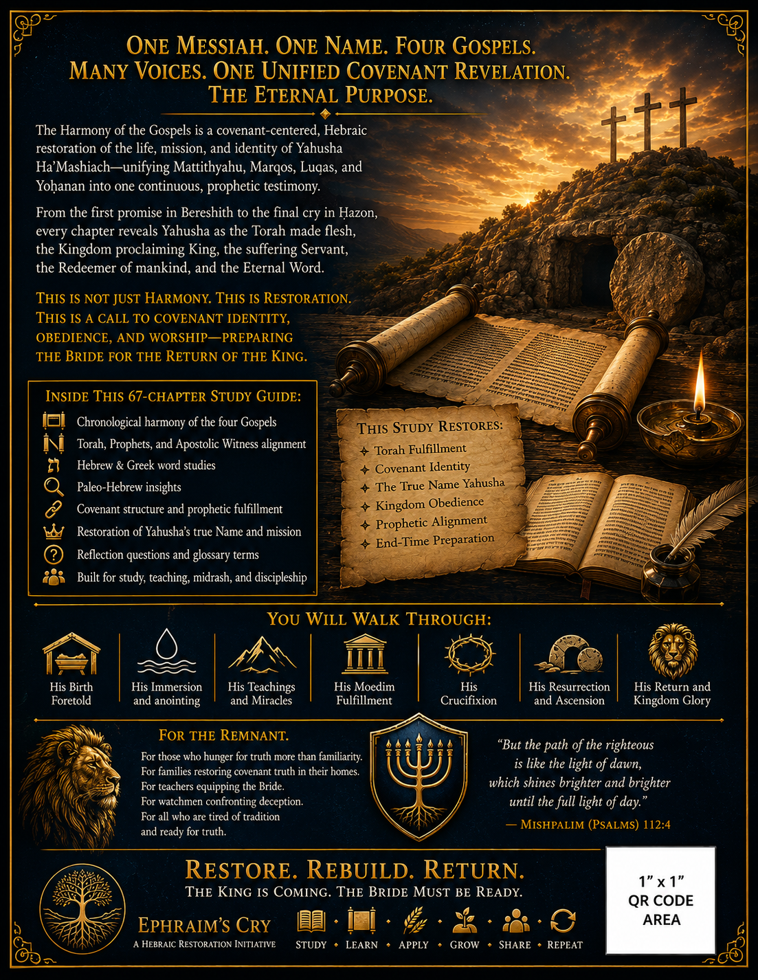 Harmony of the Gospel back cover
