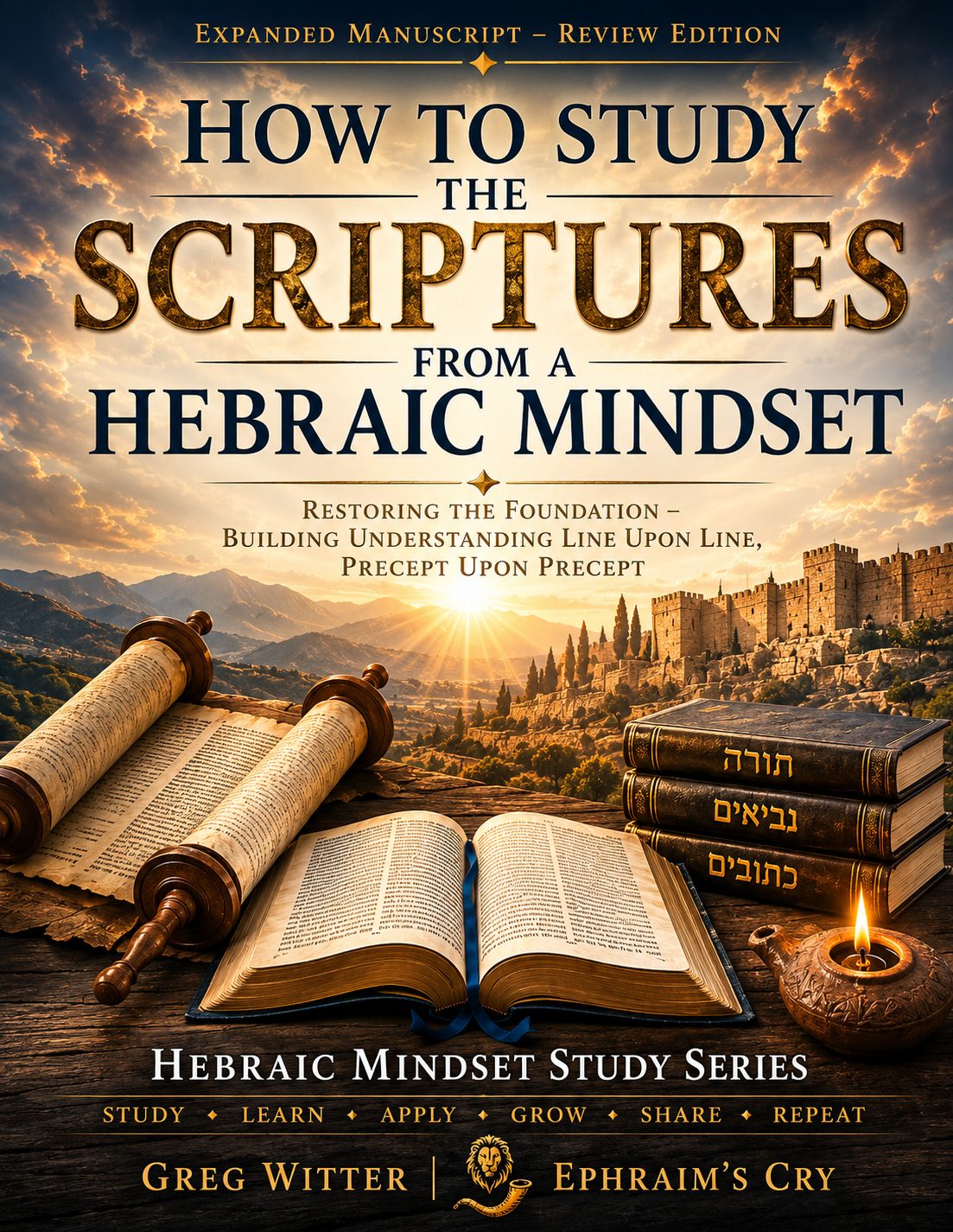 How to Study the Scriptures from a Hebraic Mindset — front cover